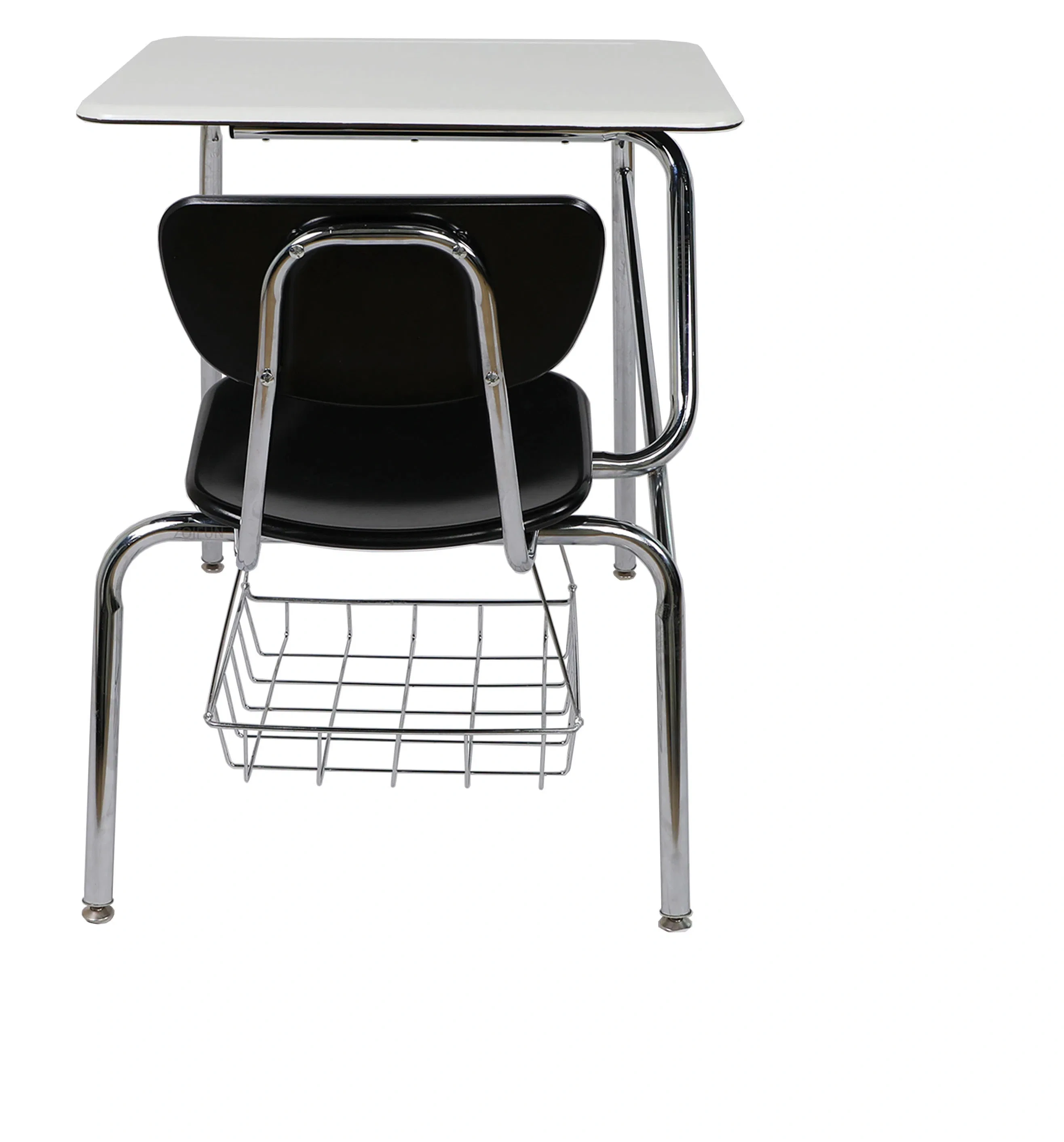 Zoifun Furniture Custom Hard Plastic School Classroom Ergonomic Meeting Combo Training Chair