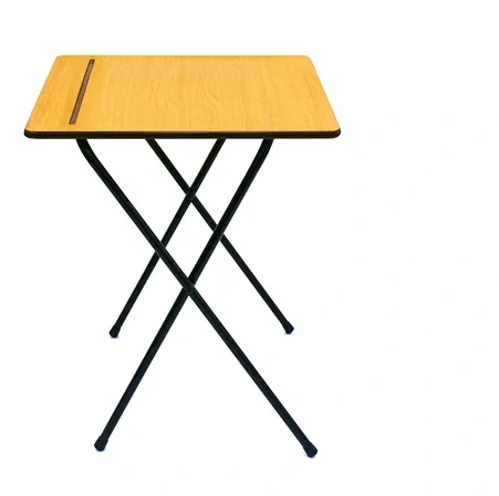 Foldable exam table for testing