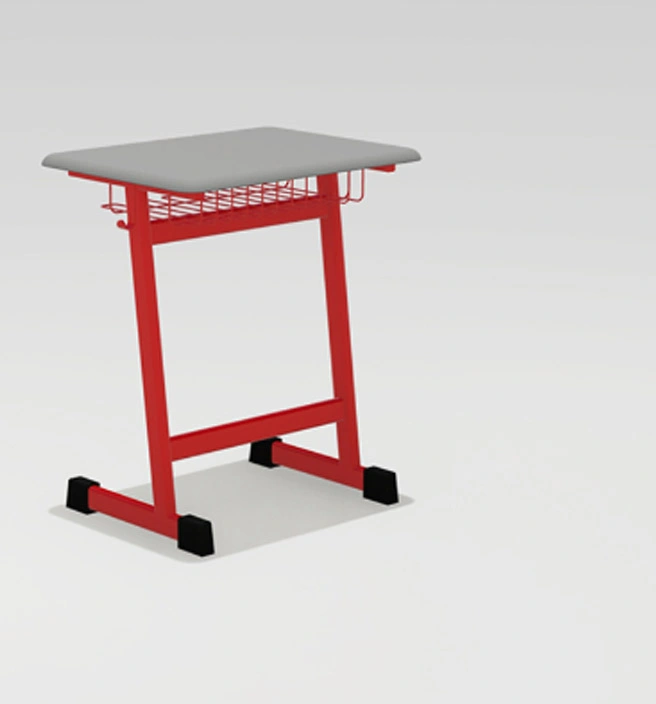 Wooden Single Student Desk School Furniture Student Desk