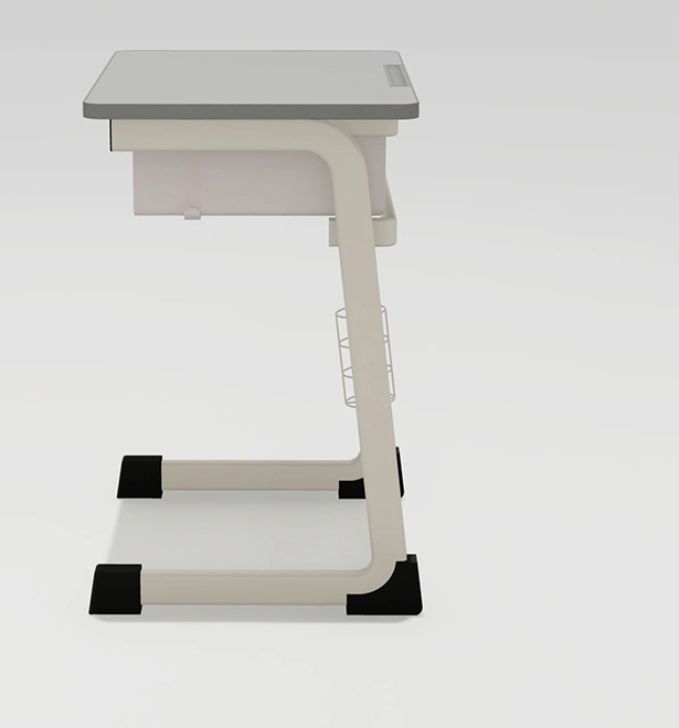 Simple Design School Student Wooden Furniture Middle School Study Desk and Chair