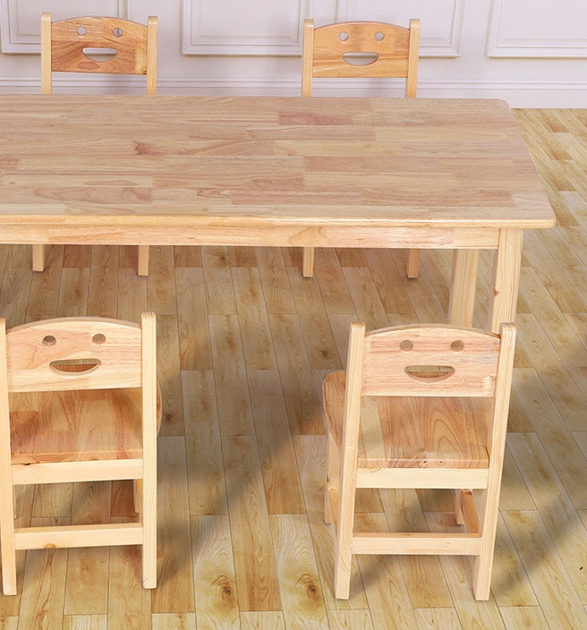 Factory Price Pine Wood Kids Study Desk Hot Sale School Furniture for Kids Kindergarten Classroom Furniture