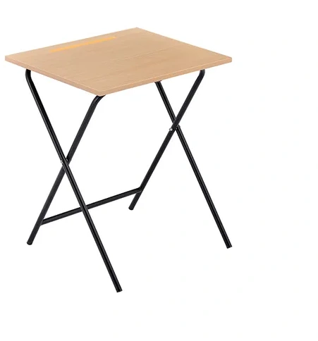 Student Classroom Standing Small Table; Light Weight Foldable Wooden MDF Plywood with Pencil Hole Furniture