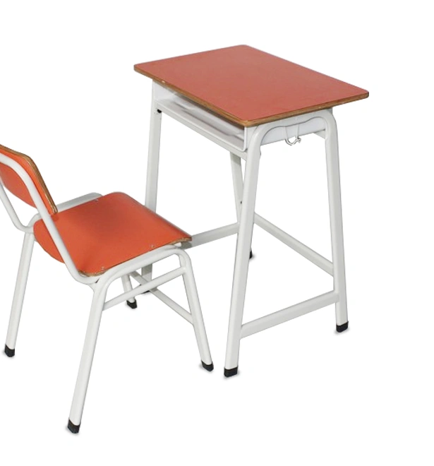 Premium Single Student Study Desk and Chair Armless School Table and Chair Sets