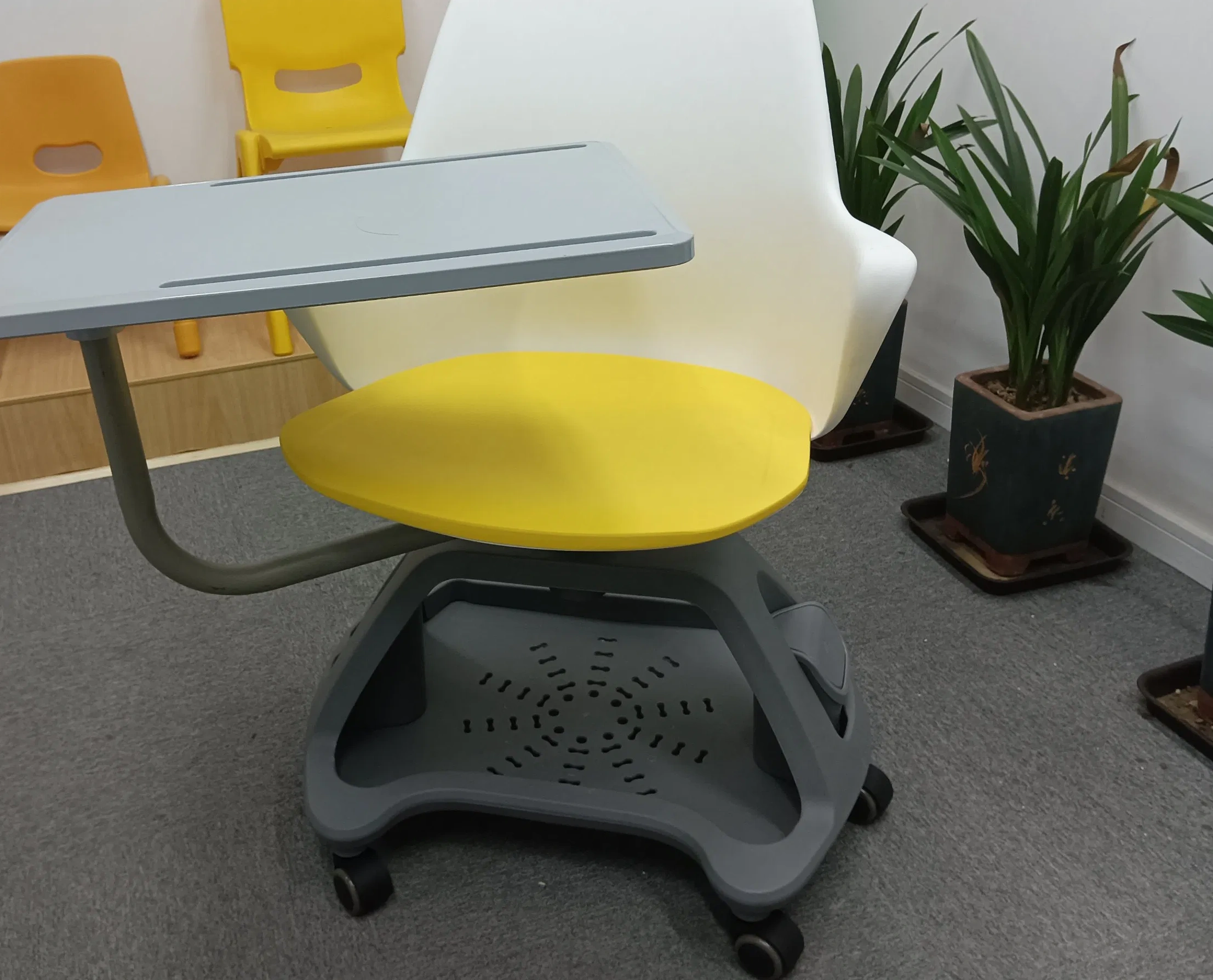 New Arrival University PP School Chairs with Writing Pad