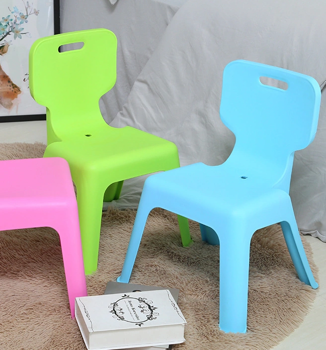 Plastic Back Chair Kindergarten Writing Training Class Studio Tutoring Class Children's Chair Small Bench view 4