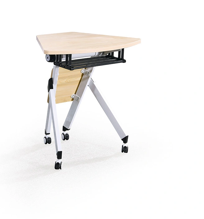 Adjustable Folding Training Table Office Foldable Conference Learn Table
