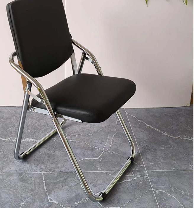 Office Backrest Training Staff Meeting Computer Stool Folding Chair view 4