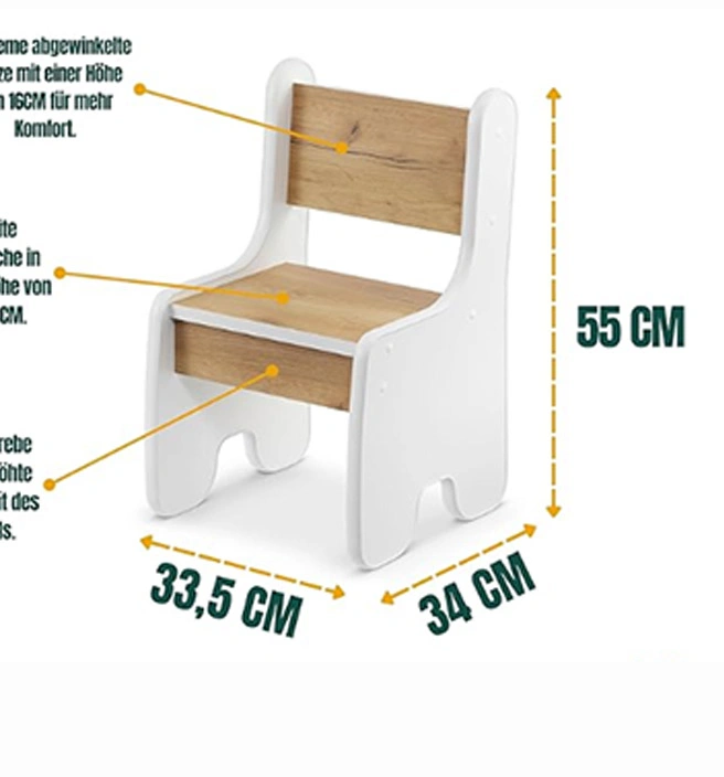 Kindergarten Classroom Furniture Wooden Play Study Kids Table and Chairs
