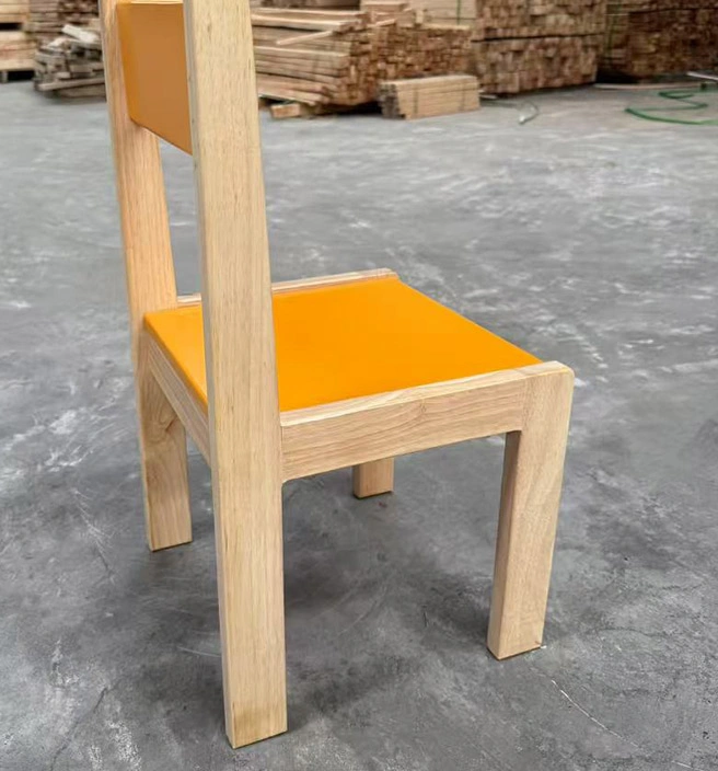 Kindergarten Furniture Nursery Solid Wooden Children Chair/ Kids Furniture view 2