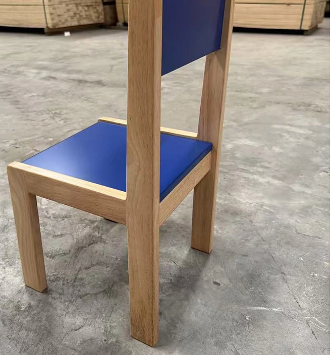 Kindergarten Furniture Nursery Solid Wooden Children Chair/ Kids Furniture view 5