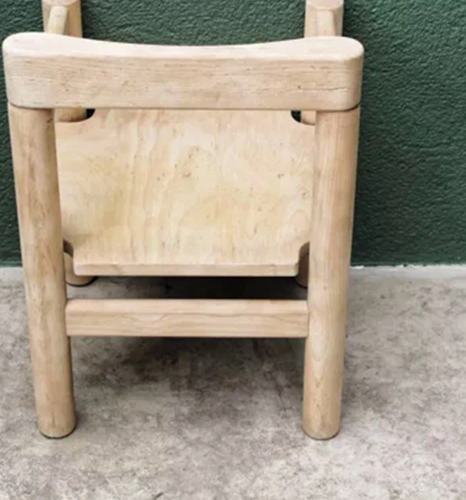 Kid's Furniture Kindergarten Nursery Solid Wood Children School Daycare Chair view 2