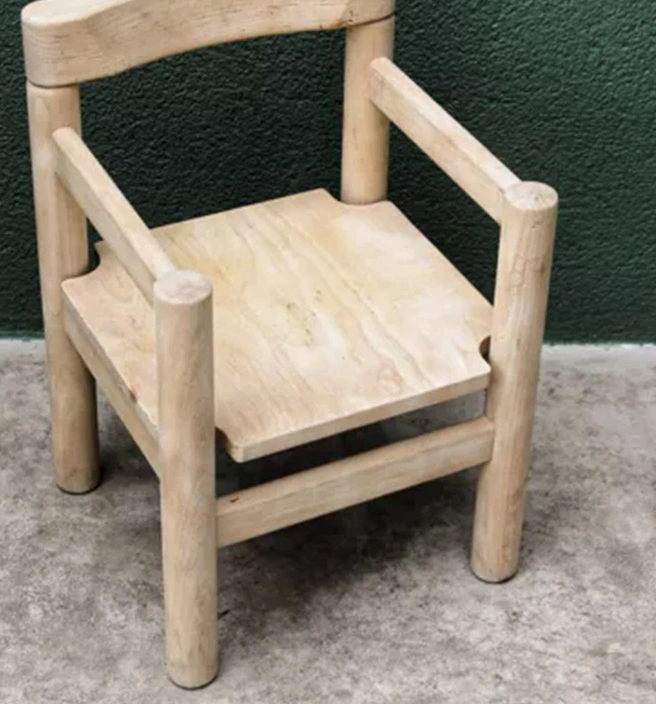 Kid's Furniture Kindergarten Nursery Solid Wood Children School Daycare Chair view 5