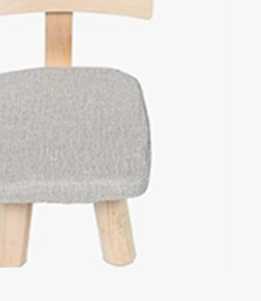 Solid Wood Kids Chair Backrest Low Stool Shoe Changing Stool