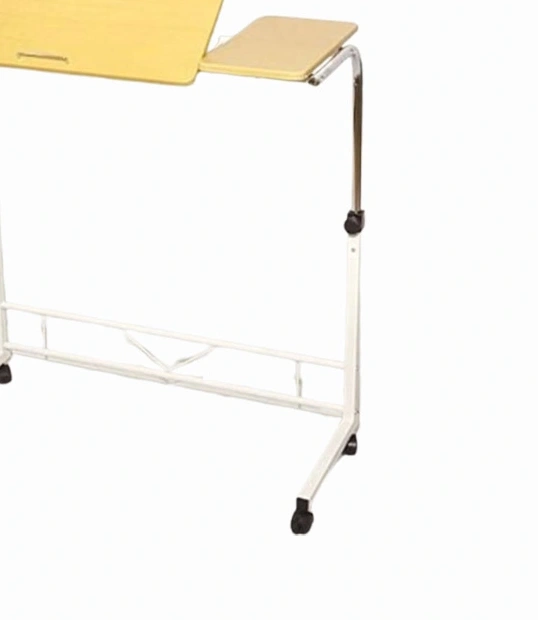 Foldable Durable Bedside Computer Desk with Metal Frame