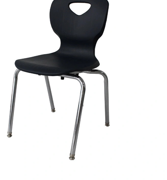 Zoifun School Furniture 4 Leg Metal Frame Stackable School Chair