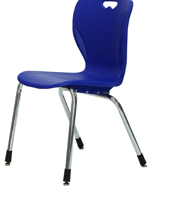 Stacking Plastic School Chair with Metal Legs