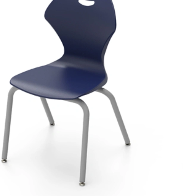 Zoifun Free Sample School Furniture 4 Leg Luxury Plastic Student Chair