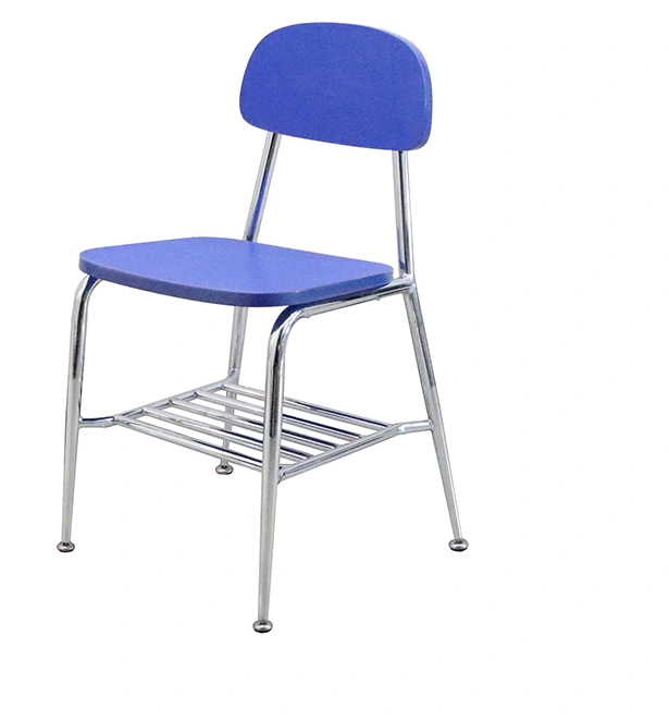 School Chairs Thermoset Hard Plastic Chairs with Flat Basket