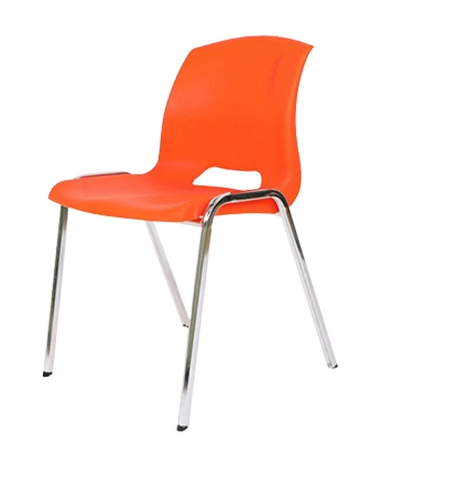 Factory Price School Furniture Orange Luxury Plastic Chair for Sale
