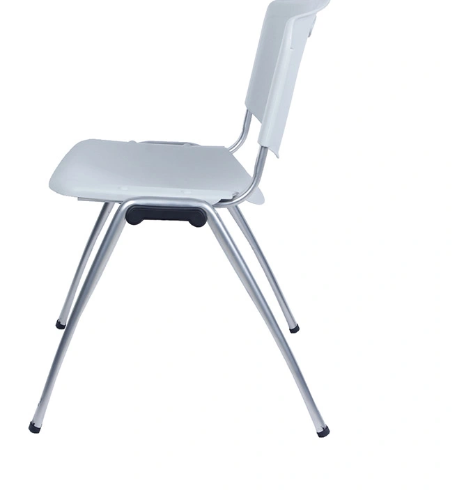 Ergonomic Cheap School Furniture Plastic Black Stackable Training Chair view 4