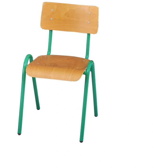 School Furniture Portable Stacking Wood Classic Student Chair