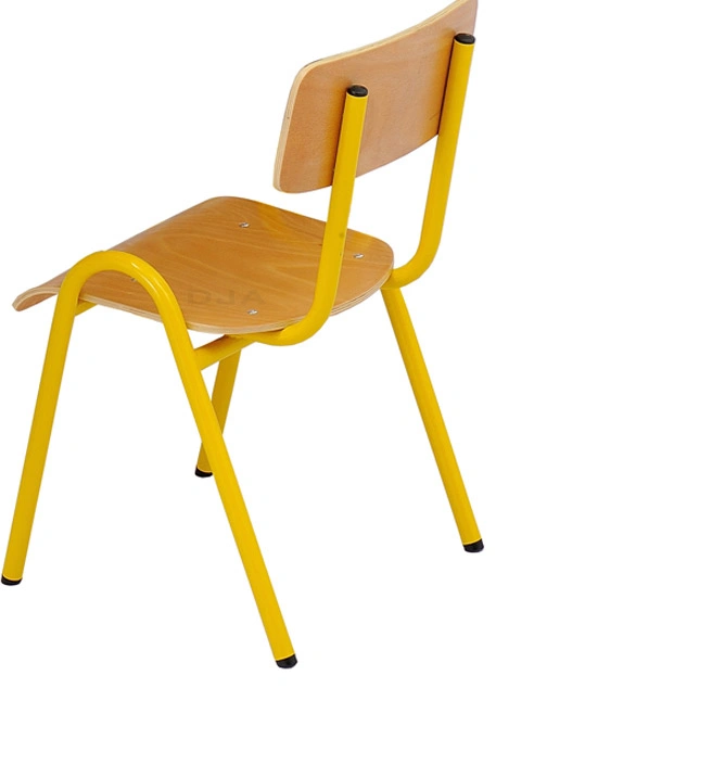 School Furniture Portable Stacking Wood Classic Student Chair view 4