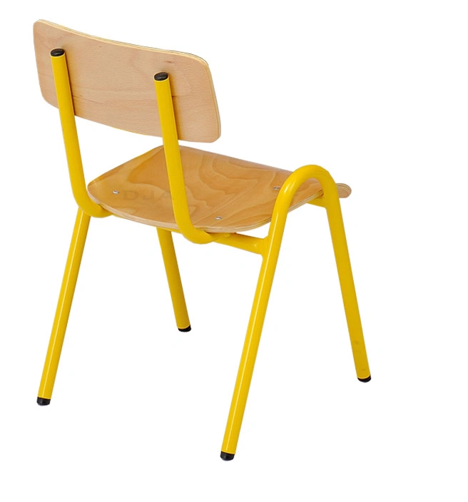 School Furniture Portable Stacking Wood Classic Student Chair view 5