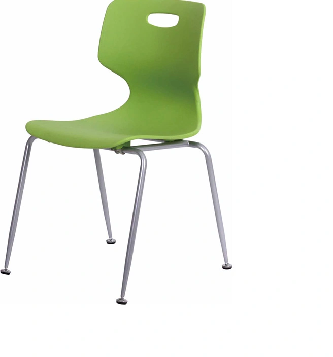 Metal Legs School Furniture School Chair Plastic Training Dining Chair view 4