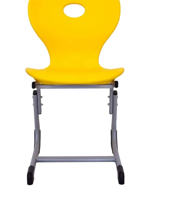 Factory Hot Sale Classroom Seat and Plastic Student Chairs with a PP Shell and Metal Legs view 5