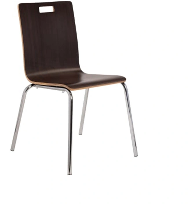 School Canteen Restaurant Cafe Food Court Furniture Bent Plywood Dining Chair