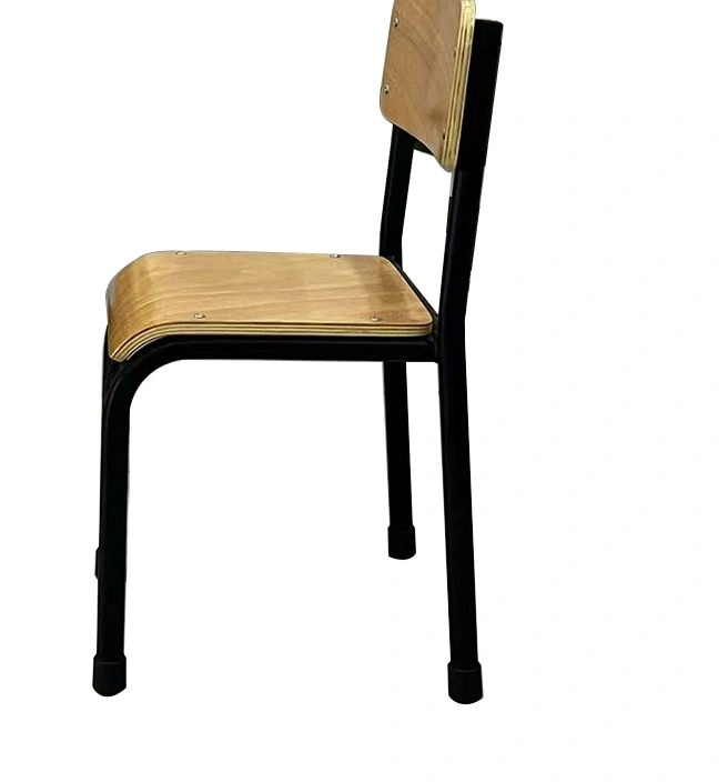Cheap Wooden Plywood Seat and Back School Stackable Chair for Kid view 2