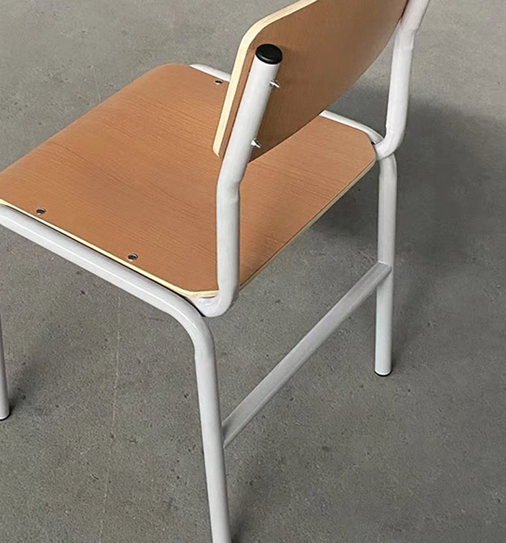 Wooden Seat Student Chair Classroom Furniture Senior School Chair