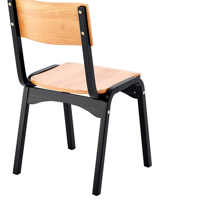 Wood School Chair Student Plywood Chair Primary High School Wooden Chair