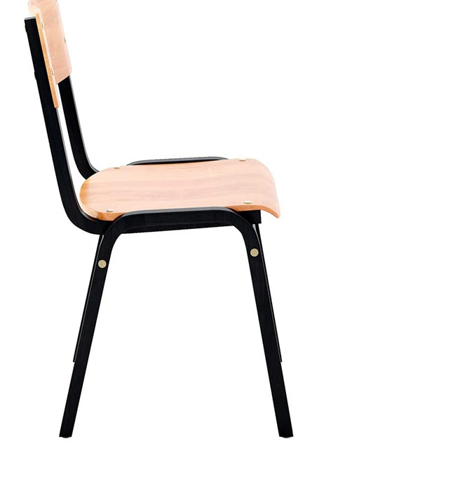 Wood School Chair Student Plywood Chair Primary High School Wooden Chair view 2
