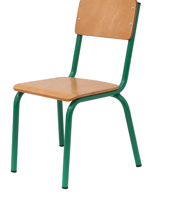School Furniture Primary School Ergonomic Chair Wooden Single Chair