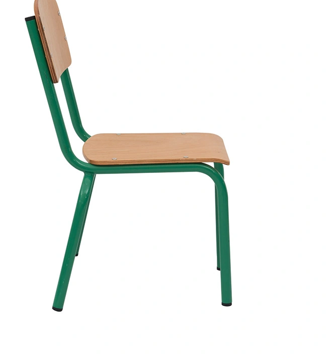 School Furniture Primary School Ergonomic Chair Wooden Single Chair view 2