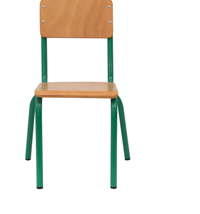 School Furniture Primary School Ergonomic Chair Wooden Single Chair view 3