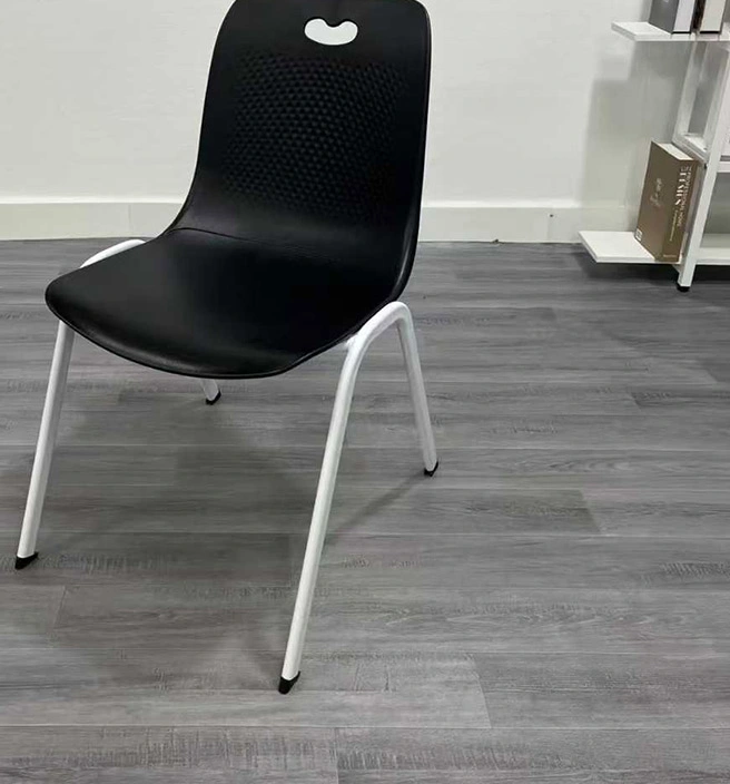 Factory Wholesale School Furniture Classroom Chair Metal Leg Plastic Seat view 2