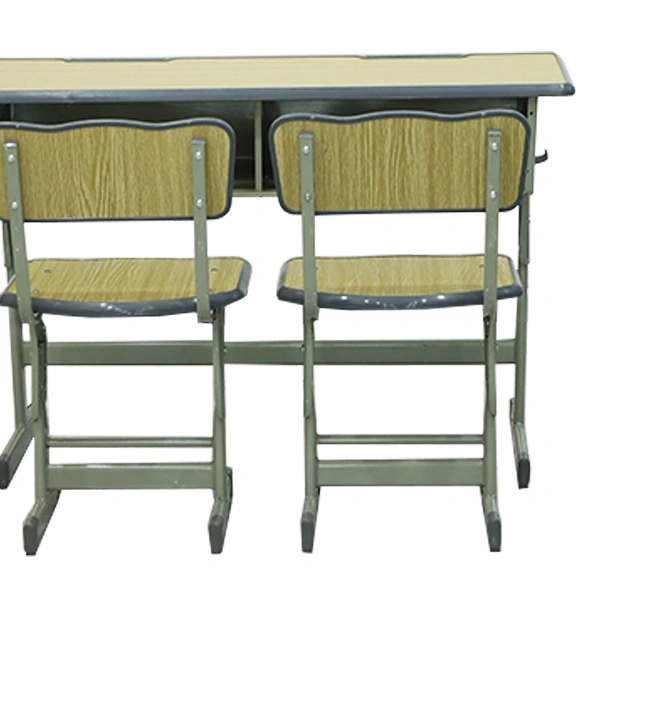 Lifting Double Wood Primary Classroom Kids Study Table School Desk and Chair Set