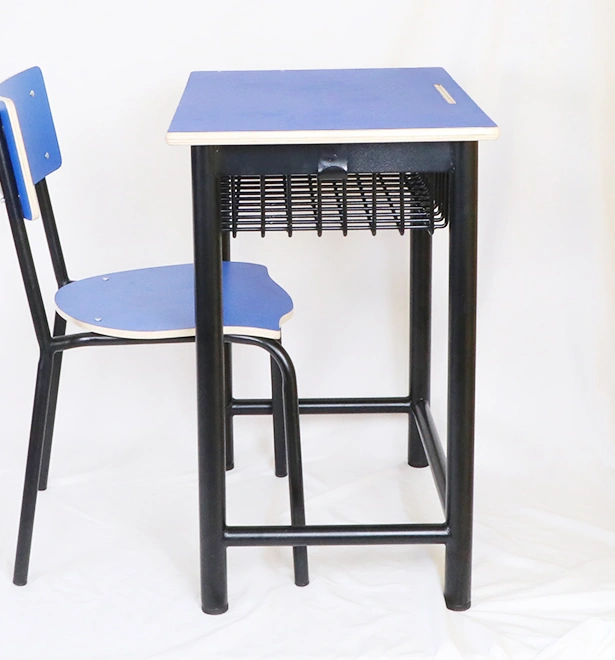 Kuwait School Furniture Metal Frame School Table and Chair Set view 3