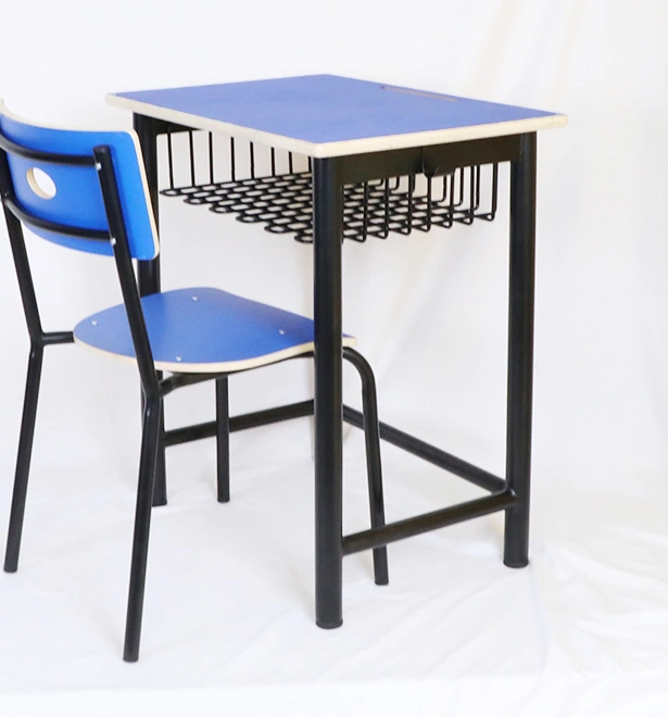 Kuwait School Furniture Metal Frame School Table and Chair Set view 4