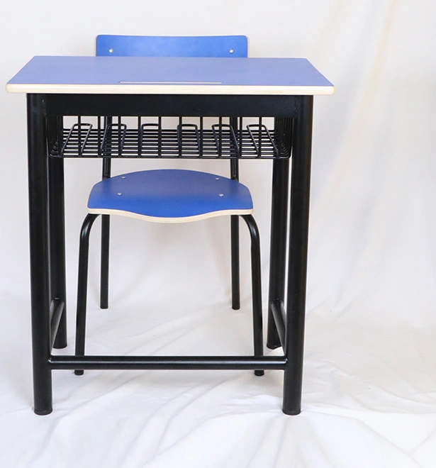 Kuwait School Furniture Metal Frame School Table and Chair Set view 5