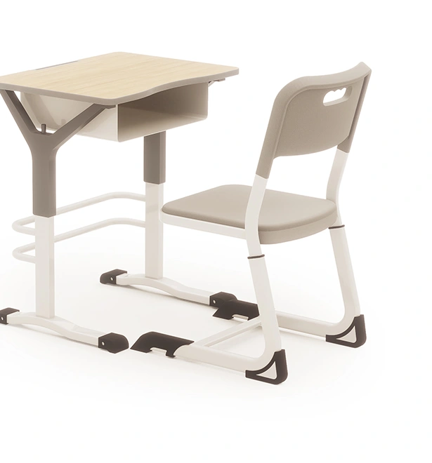Modern School Furniture Student Desk and Chair Set view 5
