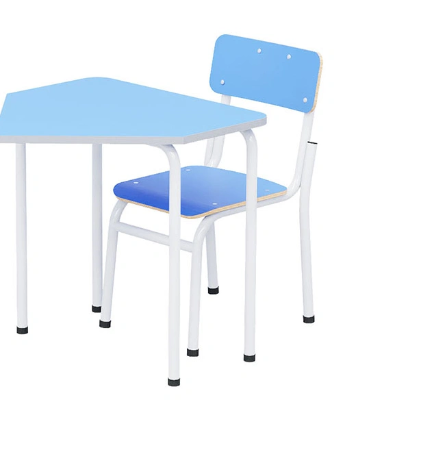 Modern Primary School School Classroom Wooden School Student Desk and Chair Set view 3