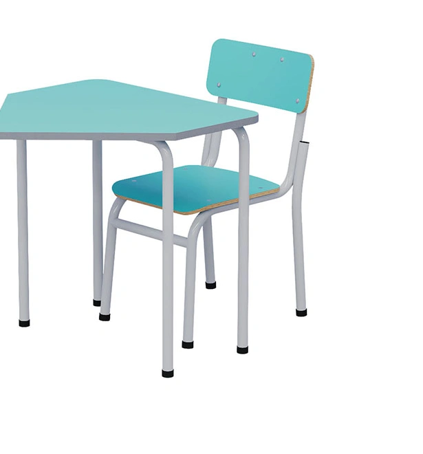 Modern Primary School School Classroom Wooden School Student Desk and Chair Set view 4