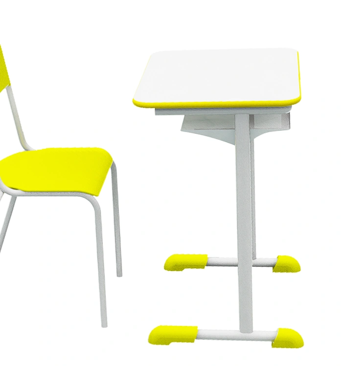 Single Desk and Chair School Furniture Set Adult School Study Classroom Furniture view 5
