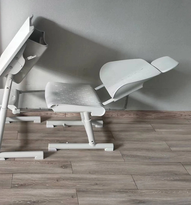 Primary School Students Home School Study Writing Desks and Chairs Set view 3