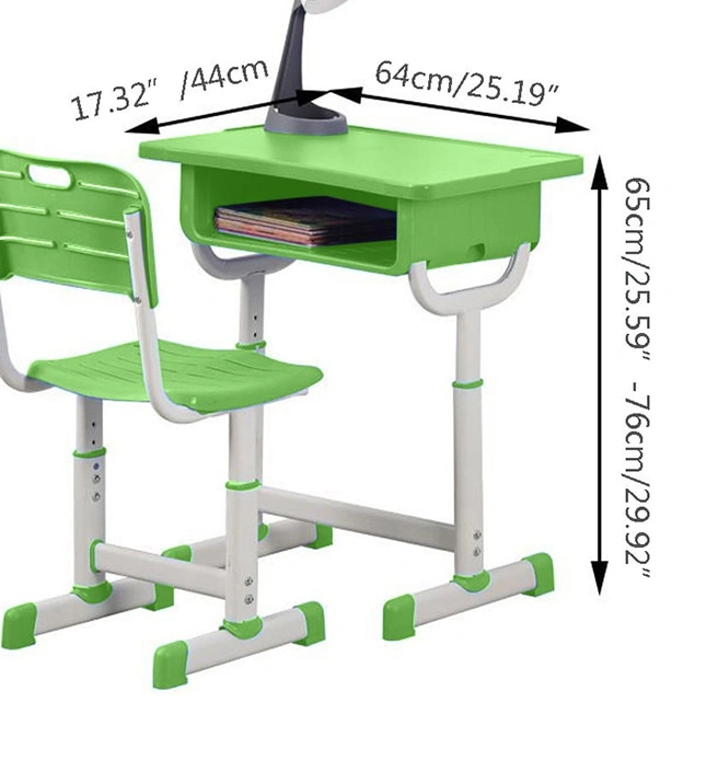 Primary School Furniture Classroom Kids Desk and Chair Set view 4