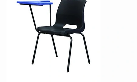Hard Plastic Board School Furniture Training Chair Classroom Student Chairs with Writing Pad