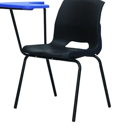 Hard Plastic Board School Furniture Training Chair Classroom Student Chairs with Writing Pad view 2
